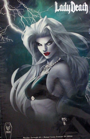 [Lady Death - Merciless Onslaught #1 (Premium Foil Edition - Michael Turner, in unopened polybag)]