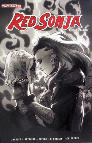 [Red Sonja (series 9) Issue #4 (Cover F - Mirka Andolfo B&W Incentive)]