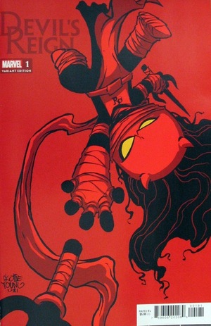 [Devil's Reign No. 1 (1st printing, variant cover - Skottie Young)]