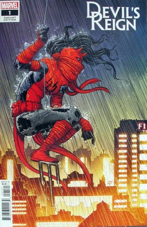 [Devil's Reign No. 1 (1st printing, variant cover - John Romita Jr.)]