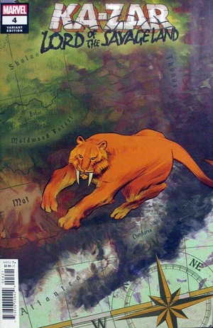 [Ka-Zar - Lord of the Savage Land No. 4 (variant Map cover - German Garcia)]
