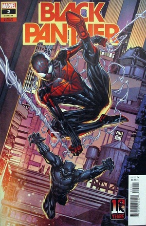 [Black Panther (series 8) No. 2 (variant 10 Years of Miles Morales cover - Ken Lashley)]