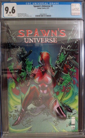 [Spawn's Universe #1 (1st printing, regular cover - J. Scott Campbell: She-Spawn, CGC Universal Grade 9.0)]