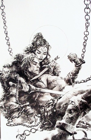 [Dejah Thoris Versus John Carter #6 (Cover L - Sebastian Fiumara Virgin B&W Incentive)]