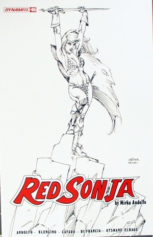 [Red Sonja (series 9) Issue #5 (Cover H - Joseph Michael Linsner B&W Incentive)]