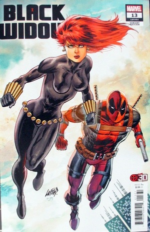 [Black Widow (series 9) No. 13 (variant 30 Years of Deadpool cover - Rob Liefeld)]