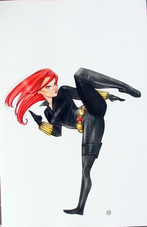 [Black Widow (series 9) No. 13 (variant virgin cover - Peach Momoko)]