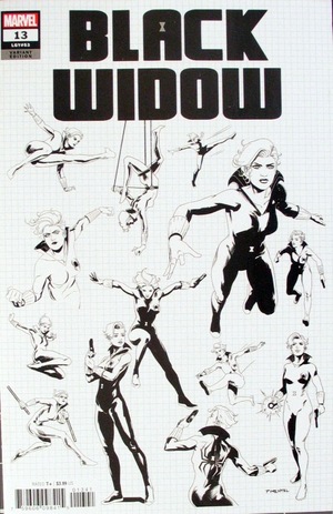 [Black Widow (series 9) No. 13 (variant design cover - Rafael T. Pimentel)]