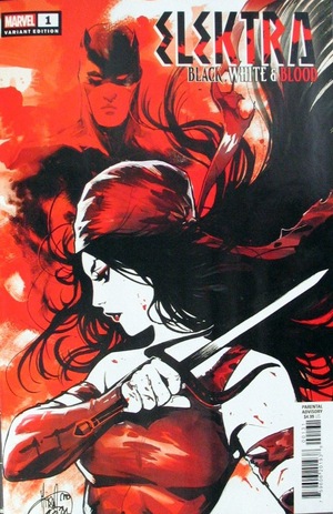 [Elektra: Black, White & Blood No. 1 (variant cover - Mirka Andolfo)]