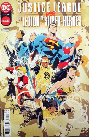 [Justice League vs. the Legion of Super-Heroes 1 (standard cover - Scott Godlewski)]