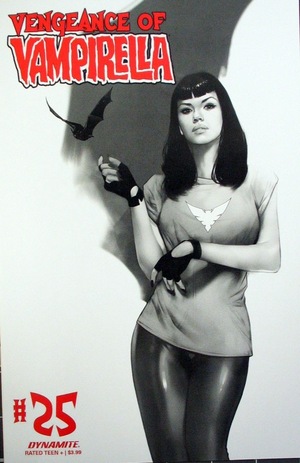 [Vengeance of Vampirella (series 2) #25 (misprint edition, Cover G - Ben Oliver B&W Incentive)]