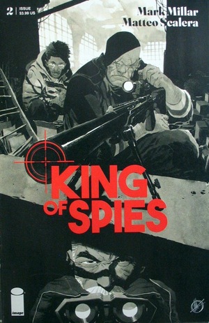[King of Spies #2 (Cover B - Matteo Scalera B&W)]