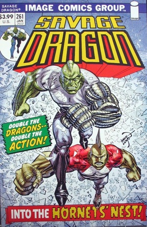 [Savage Dragon (series 2) #261 (regular cover - retro trade dress)]
