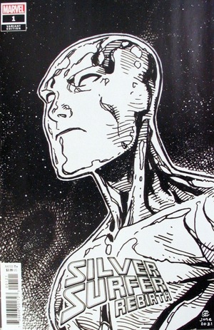 [Silver Surfer - Rebirth No. 1 (1st printing, variant B&W cover - Jim Cheung)]