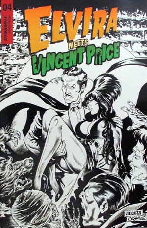 [Elvira Meets Vincent Price #4 (Cover G - Dave Acosta B&W Incentive)]
