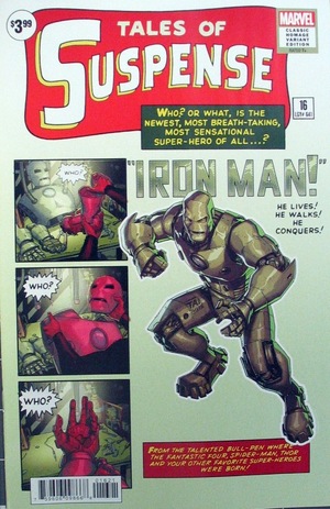 [Iron Man (series 6) No. 16 (variant Classic Homage cover - Pete Woods)]
