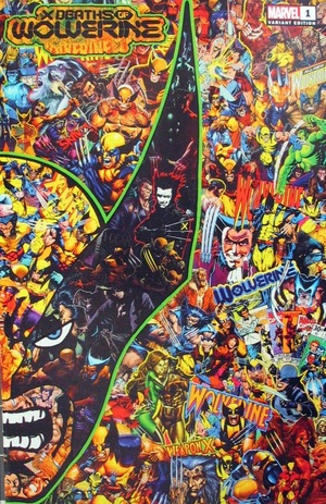 [X Deaths of Wolverine No. 1 (1st printing, variant connecting collage cover - Mr. Garcin)]