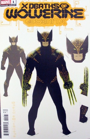 [X Deaths of Wolverine No. 1 (1st printing, variant Omega Spoiler design cover - Adam Kubert)]