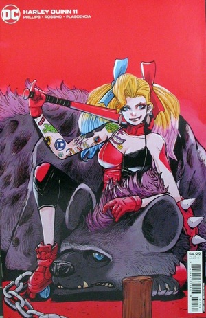 [Harley Quinn (series 4) 11 (variant cardstock Peacemaker cover - Dima Ivanov)]