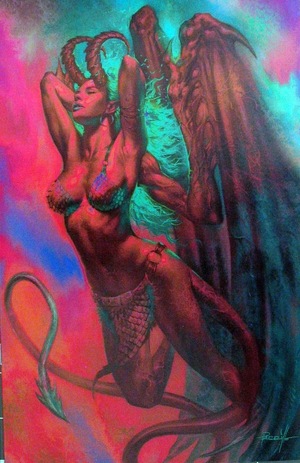 [Hell Sonja #1 (Cover V - Lucio Parrillo Virgin Ultraviolet Incentive)]