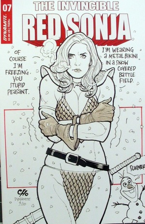 [Invincible Red Sonja #7 (Cover D - Frank Cho)]