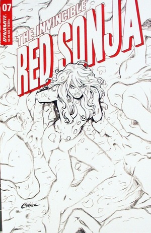 [Invincible Red Sonja #7 (Cover G - Amanda Conner B&W Incentive)]