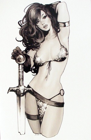 [Red Sonja Valentine's Day Special 2022 (Cover H - Sozomaika B&W Full Art Incentive)]