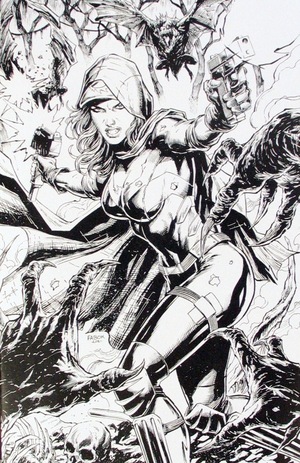 [Nocterra #7 (Cover F - Jay Fabok B&W full art)]