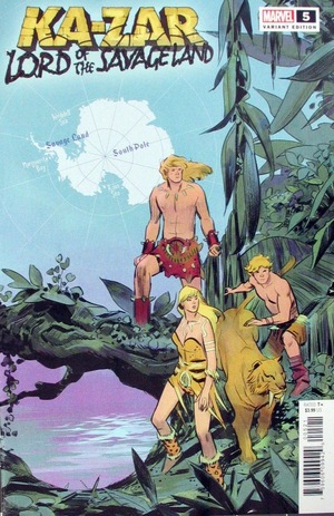 [Ka-Zar - Lord of the Savage Land No. 5 (variant Map cover - German Garcia)]
