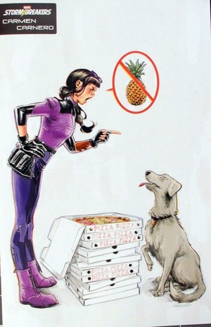 [Hawkeye - Kate Bishop No. 4 (variant Stormbreakers cover - Carmen Carnero)]