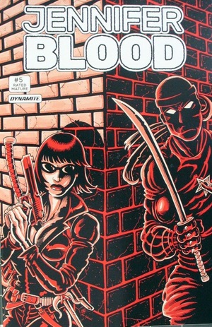 [Jennifer Blood (series 2) #5 (Cover L - Ken Haeser TMNT Homage)]