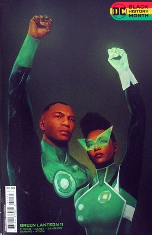 [Green Lantern (series 7) 11 (variant cardstock Black History Month cover - Alexis Franklin)]