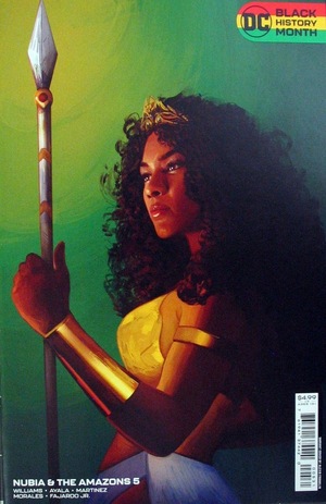 [Nubia & the Amazons 5 (variant cardstock Black History Month cover - Alexis Franklin)]