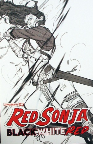 [Red Sonja: Black White Red #7 (Cover E - Sway B&W Incentive)]