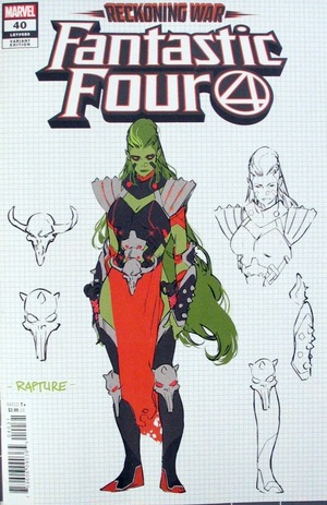 [Fantastic Four (series 6) No. 40 (variant design cover - R.B. Silva)]