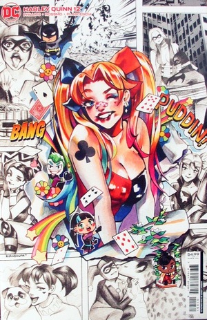 [Harley Quinn (series 4) 12 (variant cardstock cover - Rian Gonzales)]