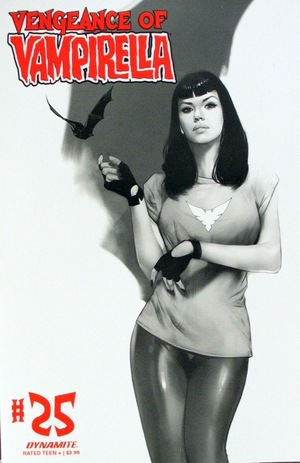 [Vengeance of Vampirella (series 2) #25 (corrected edition, Cover G - Ben Oliver B&W Incentive)]