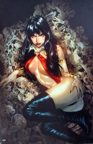 [Vengeance of Vampirella (series 2) #25 (corrected edition, Cover M - Michael Santamaria Virgin Incentive)]