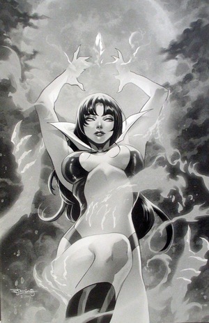 [Vengeance of Vampirella (series 2) #25 (corrected edition, Cover O - Stephen Segovia B&W Virgin Incentive)]