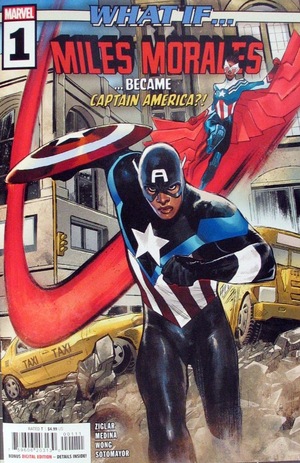 [What If...? - Miles Morales No. 1: What if Miles Morales became Captain America? (standard cover - Sara Pichelli)]