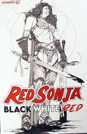 [Red Sonja: Black White Red #8 (Cover E - Mirko Colak B&W Incentive)]