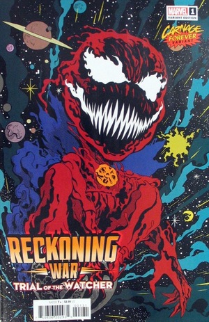 [Reckoning War: Trial of the Watcher No. 1 (variant Carnage cover - Javier Rodriguez)]