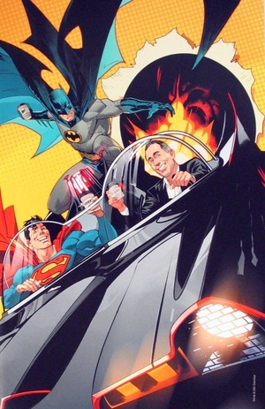 [Batman / Superman: World's Finest 1 (variant cardstock Jerry Seinfeld full art cover - Dan Mora)]