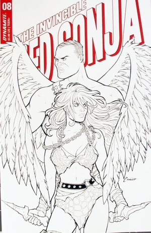 [Invincible Red Sonja #8 (Cover G - Amanda Conner B&W Incentive)]
