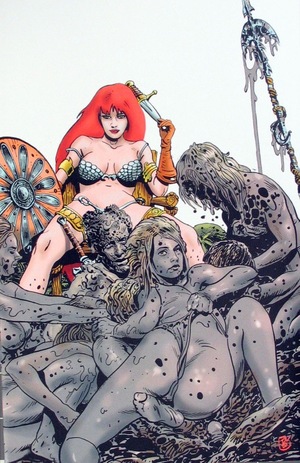 [Invincible Red Sonja #8 (Cover U - Jimmy Broxton Risque Full Art Incentive)]