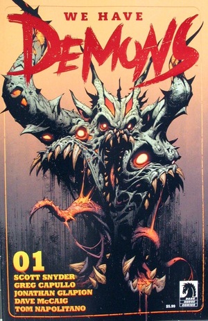 [We Have Demons #1 (Cover C - Greg Capullo foil logo)]