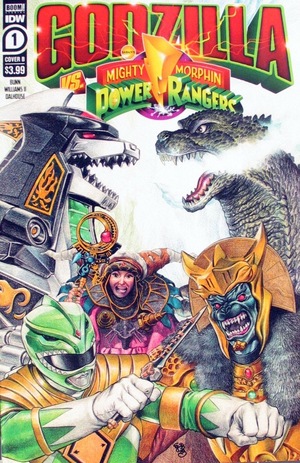 [Godzilla Vs. The Mighty Morphin Power Rangers #1 (Cover B - E.J. Su)]