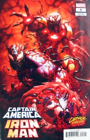 [Captain America / Iron Man No. 5 (variant Carnage cover - Kendrick Lim)]