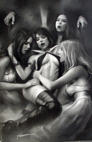 [Vampirella / Dracula - Unholy #4 (Cover I - Shannon Maer B&W Incentive)]