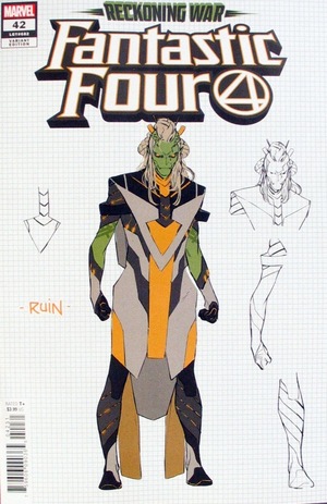 [Fantastic Four (series 6) No. 42 (variant design cover - R.B. Silva)]